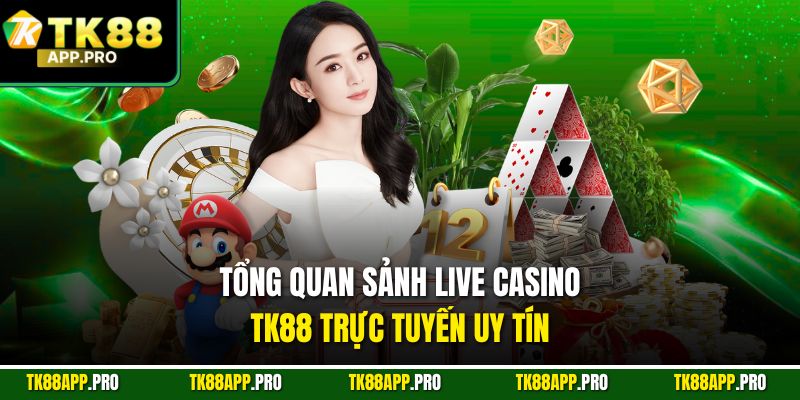 Tổng quan sảnh live casino Tk88 trực tuyến uy tín